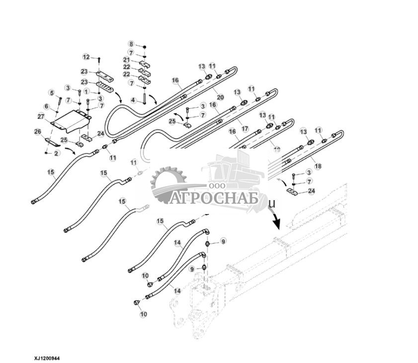 Oil Lines, Boom Extension, CF772S - ST702610 230.jpg